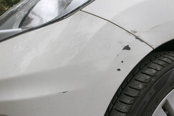 Car crash , chipping paint - 245385763