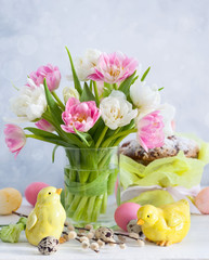 Obraz premium Easter table setting