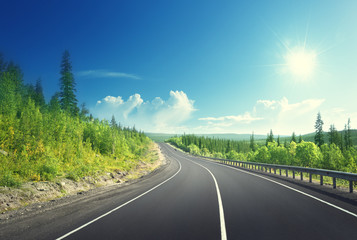 road in north mountain forest © Iakov Kalinin