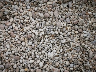 White pebbles