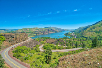 Columbia River Gore Views from outside of Portland Oregon