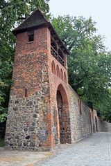 Stadtmauer mit Wachhaus in Neubrandenburg