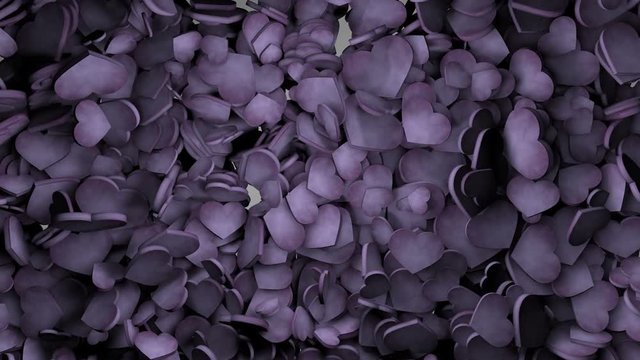 Cuori viola.
