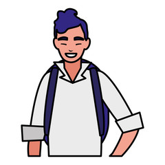 young man avatar character