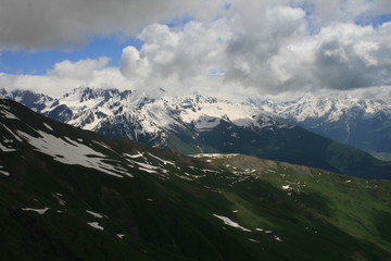 view of the alps