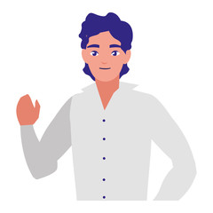 young man avatar character