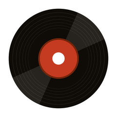 Vinyl music vintage symbol