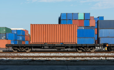 Railway cargo containers