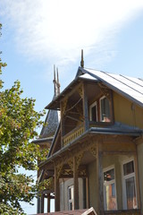 traditional thai house in Truskavets. Ukraine