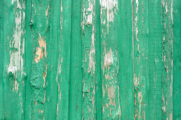 Fototapeta na wymiar Old wooden green background