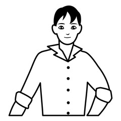 young man avatar character