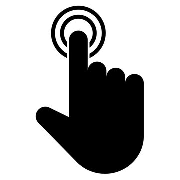 nmps10 NewMousePointerSign nmps - english - hand cursor: computer - click - circle - simple template - black xxl g7116