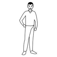 young man avatar character