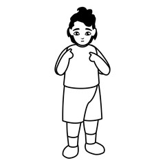 cute little boy character