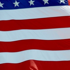 American Flag Stripes Detail