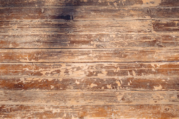 Old wooden floor of the theater. Texture background