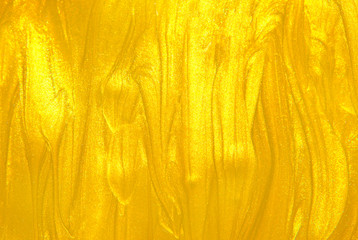 Liquid acrylic luxury golden texture.