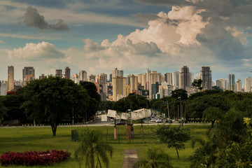 Obraz premium São Paulo, com vista para zona norte e praça campo de bagatelle
