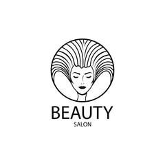 vector collection of doodle flowers emblems frames and logo with beauty studio lettering composition