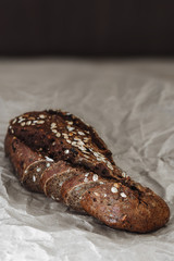 bread, grain bread, homemade bread