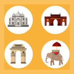 India round symbols