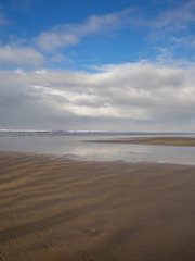 beautiful Westward Ho beach in North Devon