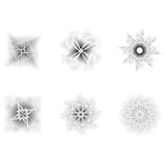 Holiday patterns of stars and flowers for gifts ground