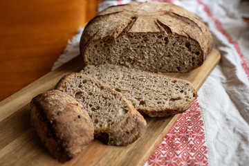 home made yeast load of bread