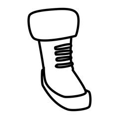 winter season boot icon