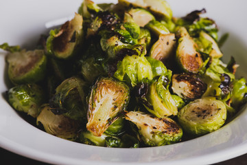 Closeup of Brussels Sprouts