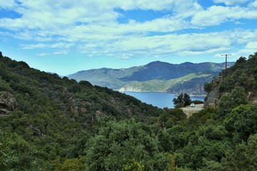 Fototapeta na wymiar Corsica-gulf of Porto