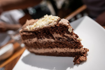 cake with chocolate