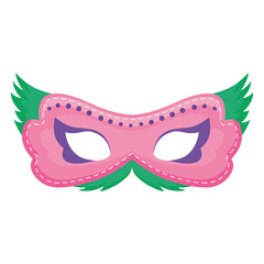 carnival mask accessory icon