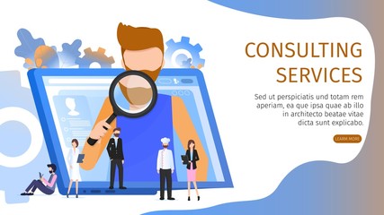 Man Choosing Various Business Job Occupation