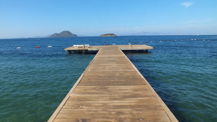 Obraz premium Wooden pier