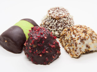 Traditional and Delicious Swedish Sweets(Desserts) on White Background