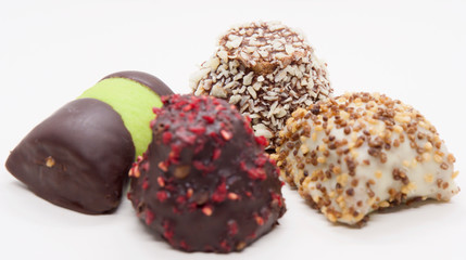 Traditional and Delicious Swedish Sweets(Desserts) on White Background