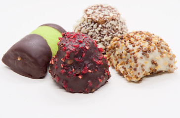 Traditional and Delicious Swedish Sweets(Desserts) on White Background