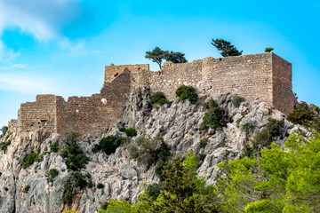 Monolithos castle, Rhodes island, Greece
