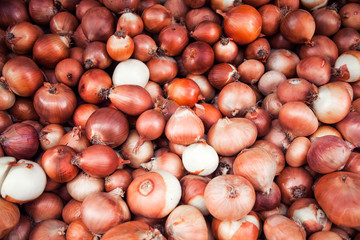 Stack onions background
