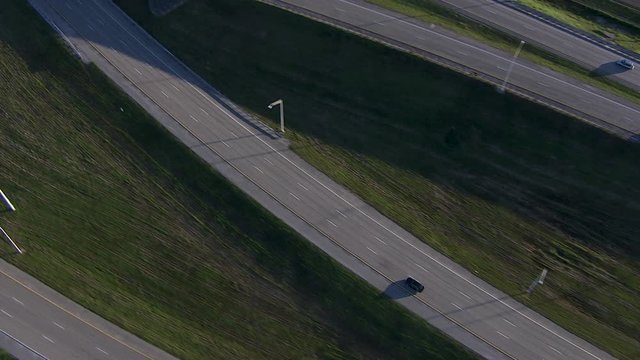 Aerial view Interstate 95 Intersection Fort Lauderdale