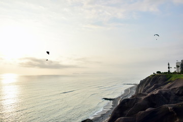 Coastline in Lima