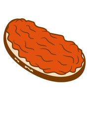 marmelade design aufstrich nougatcreme brot scheibe hunger toast lecker bäcker backen frühstück abendessen essen brotzeit clipart comic cartoon