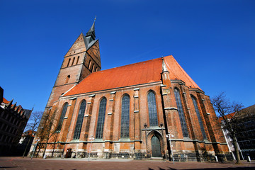 Lutheran church Marktkirche St Georgii et Jacobi in Hannover Germany