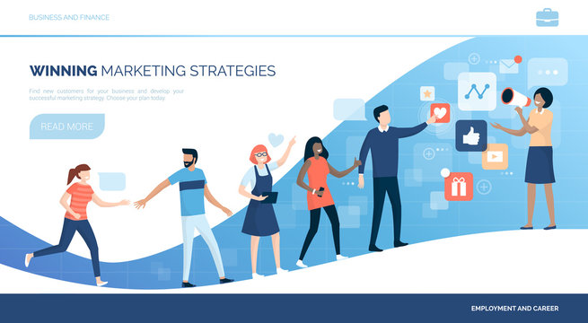Winning customers with marketing strategies