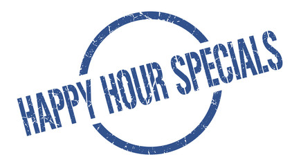 happy hour specials stamp