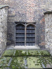 Old church windows in London