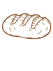 hunger laib brot scheibe toast lecker bäcker backen frühstück abendessen essen brotzeit clipart comic cartoon