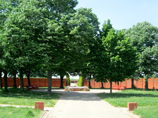 Memorial Park Sremski Front, Vojvodina, Serbia - obrazy, fototapety, plakaty