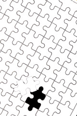 white jigsaw puzzle